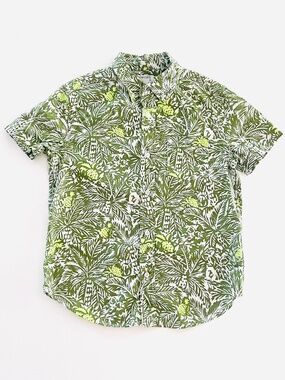 Crewcuts Boys Hawaiian Palm Print Shirt Size 10 – Breezy SO fun! 🌴🍍